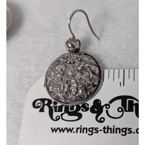 Antique Sterling silver earrings from Persia - Picture 5 of 8